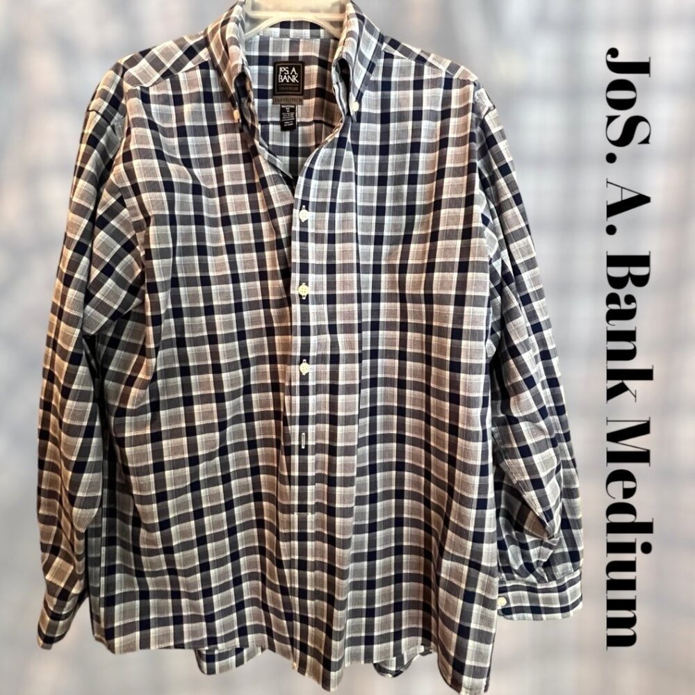 ✅ 3/$20 Sale-JoS. Bank Traveler Traditional Fit LIKE NEW Men's Med